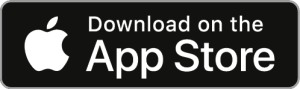 Apple store logo on a black background